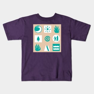 Surfer Geometry Kids T-Shirt